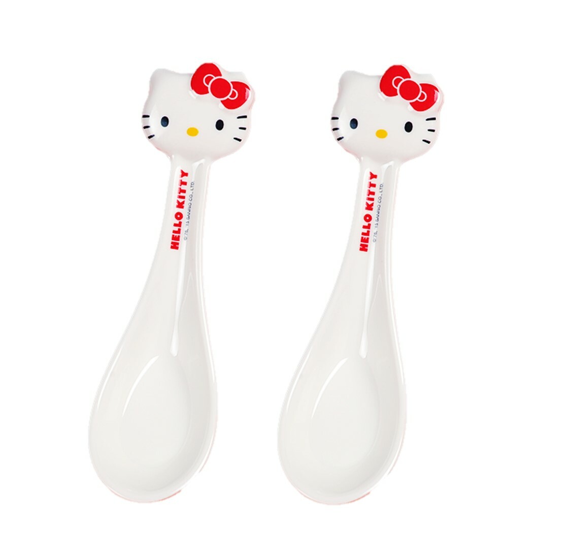 Hello Kitty | child melamine  soup spoon x2