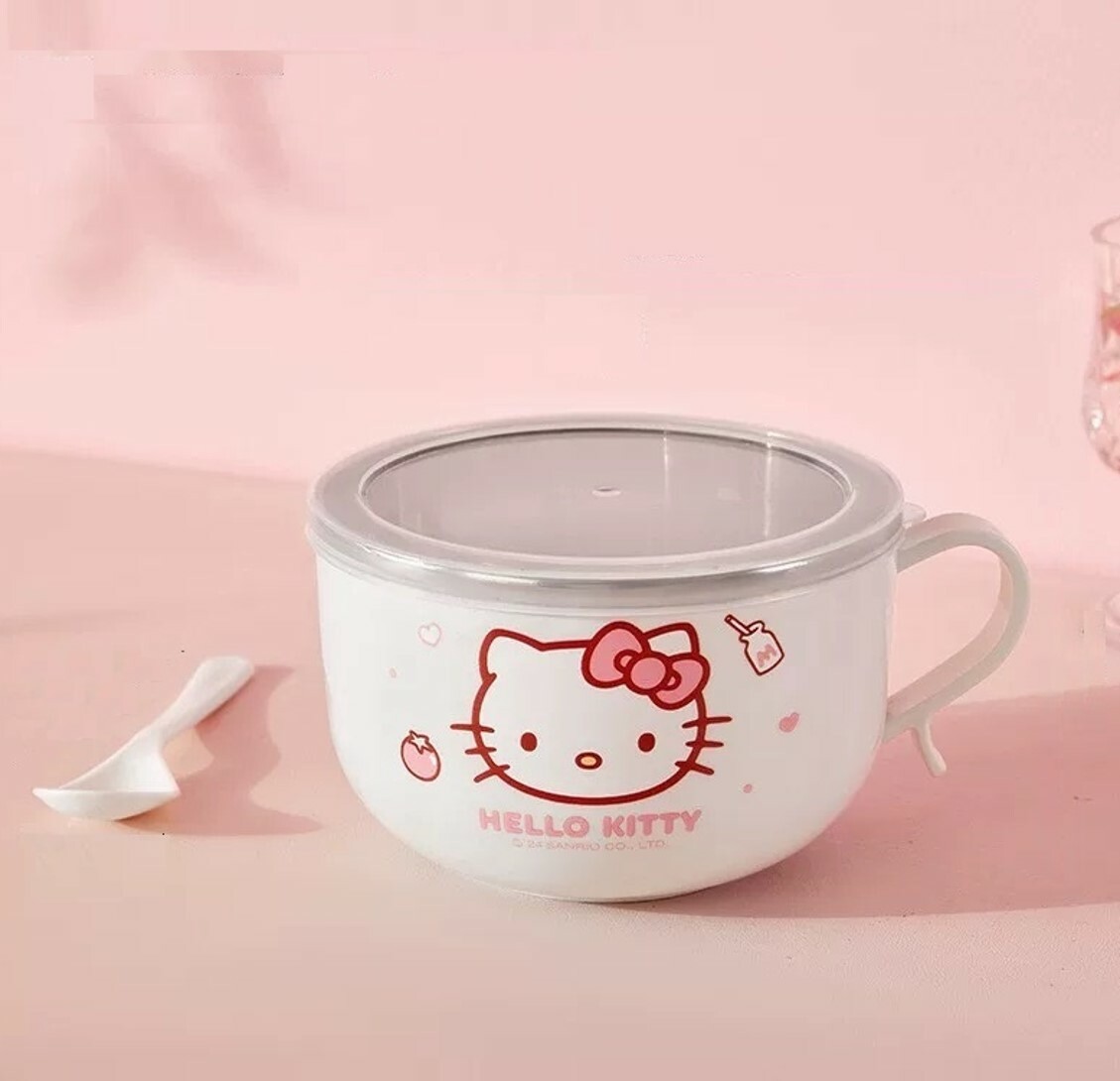 Hello Kitty Sanrio |Stainless steel bowl 800ml