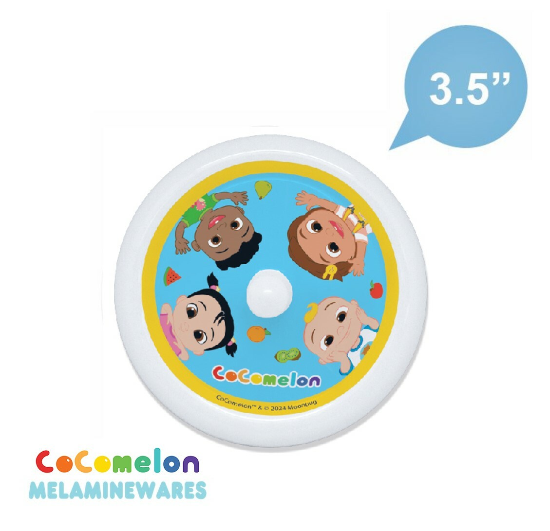 Cocomelon- melamine 3.5" lid for cup