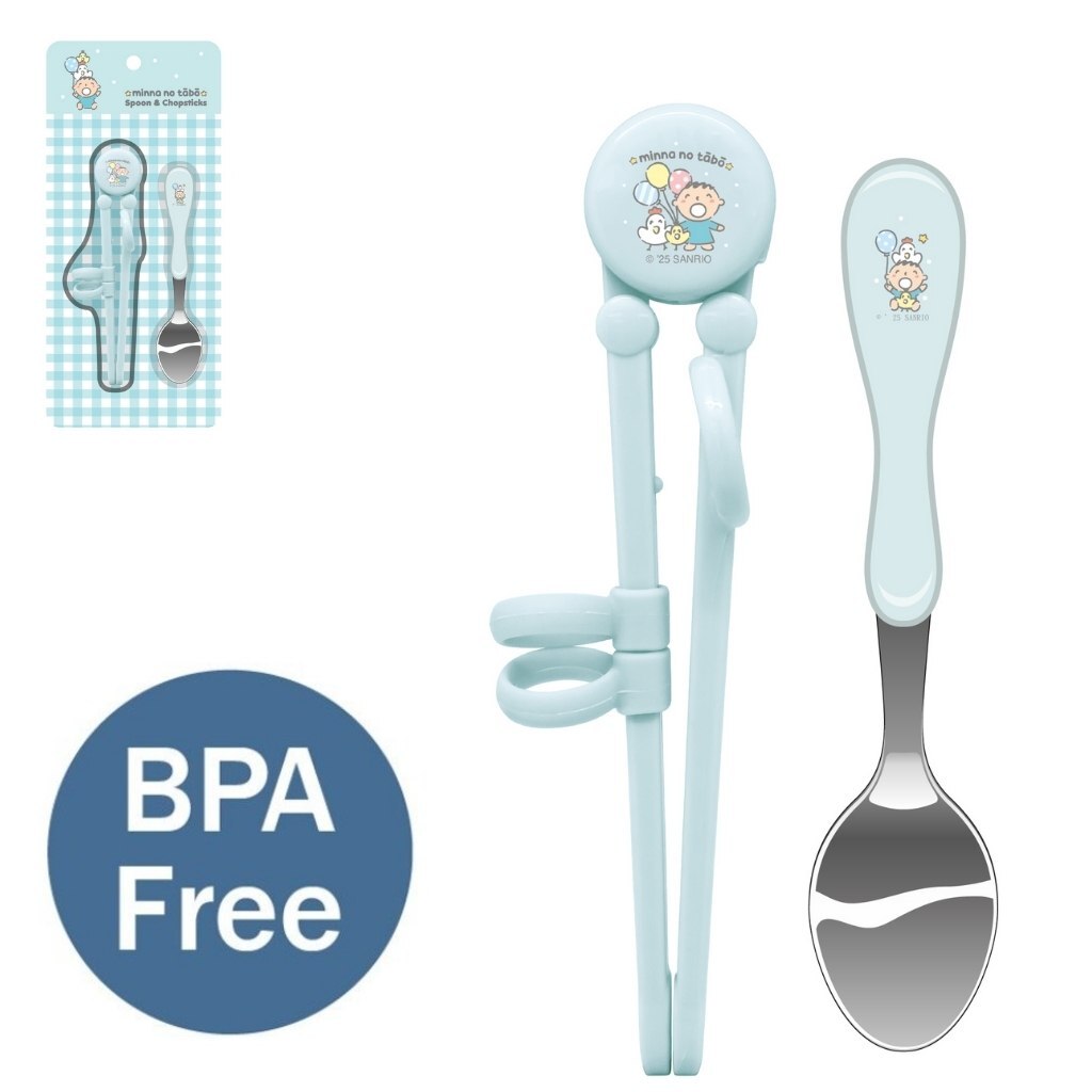 MINNA NO TABO - Learning cutlery Set(chopstick ,spoon)