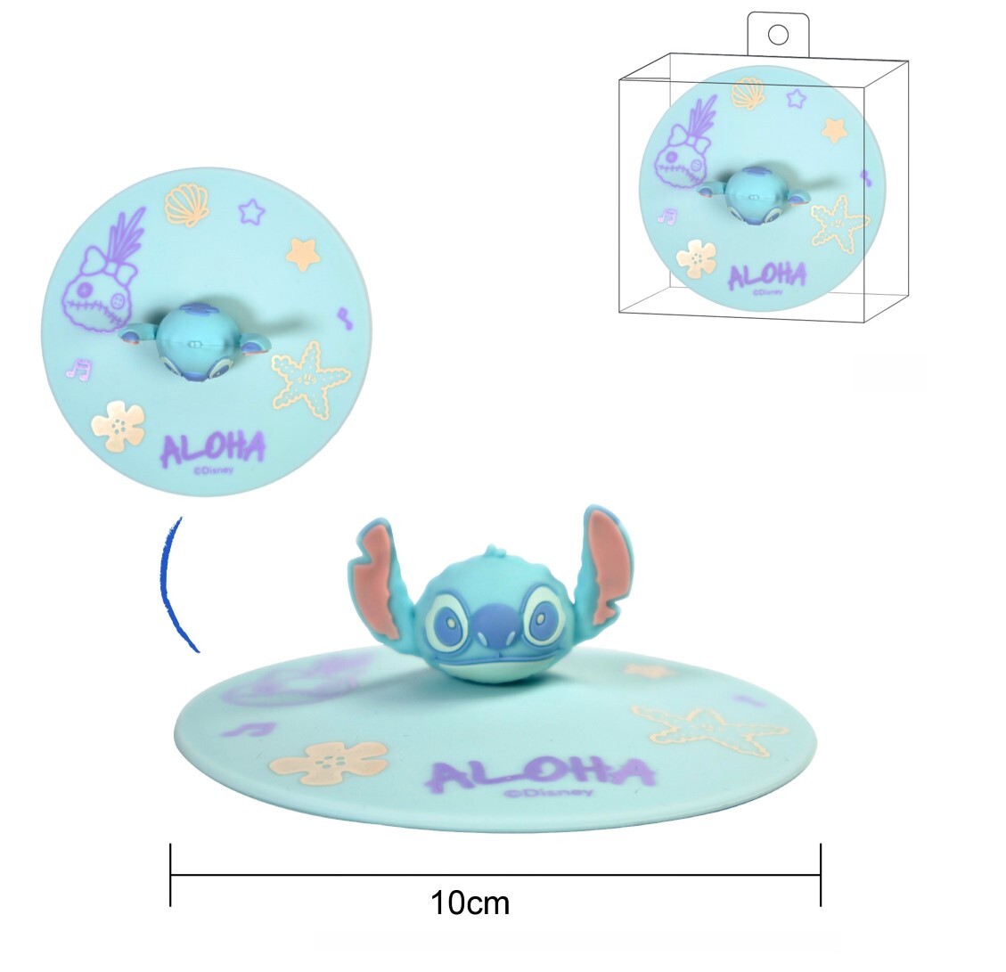 Disney Stitch|3D silicon lids for mug