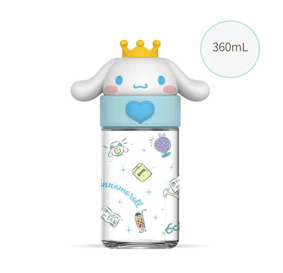 Cinnamoroll- SANRIO| 3D glass cup (360ml)