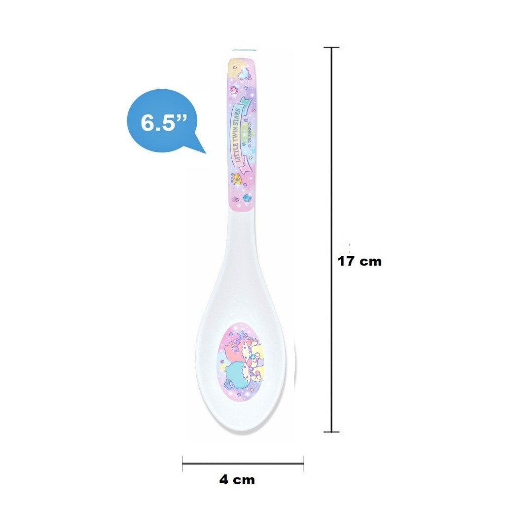 Little Twin Stars Sanrio melamine 6.5" soup spoon