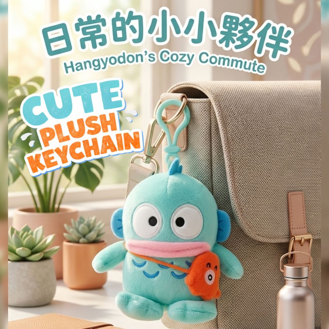 Hangyodon Sanrio| plush doll keychain ornaments