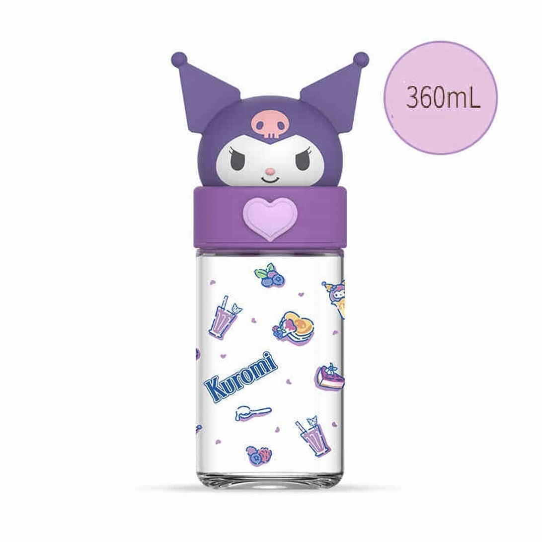 Kuromi - SANRIO| 3D glass cup (360ml)