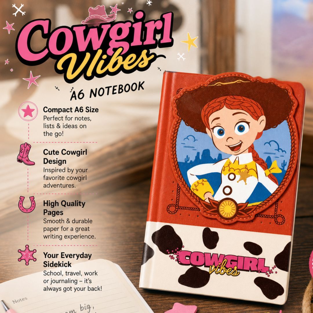 Disney Toystory 3D PU Notebook,-JESSIE