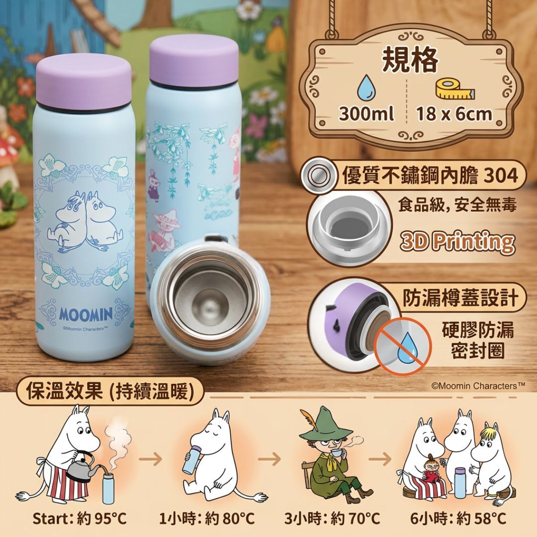 Moomin Vacuum Flask(300ml)